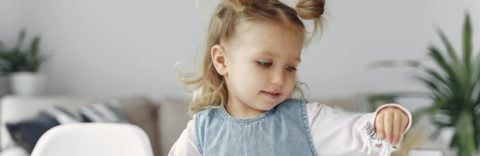 Young girl treated with Acupuncture for Autism